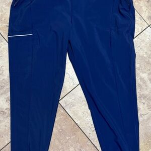 Women's Cherokee Infinity Navy Blue Jogger Scrub pants